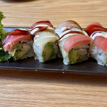 Sushi Oishii - Sunrise Roll - Sushi Bars Near Me - Sterling Heights, Michigan Sushi Oishii - Sunrise Roll - Sushi Bars Near Me - Sterling Heights, Michigan