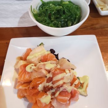 Sushi Taku - sashimi salad and seaweed salad - Japanese Near Me - Chicago, Illinois Sushi Taku - sashimi salad and seaweed salad - Japanese Near Me - Chicago, Illinois
