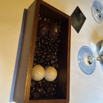 The White Barn Restaurant - Chocolate truffles - New American Near Me - Kennebunk Beach, Maine The White Barn Restaurant - Chocolate truffles - New American Near Me - Kennebunk Beach, Maine