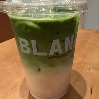 Blank Street Coffee - Iced Earl Grey with vanilla matcha latte. It's excellent! - Coffee & Tea Near Me - London, XGL Blank Street Coffee - Iced Earl Grey with vanilla matcha latte. It's excellent! - Coffee & Tea Near Me - London, XGL