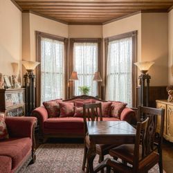 Inn on the Creek - South Parlor in The Manor.