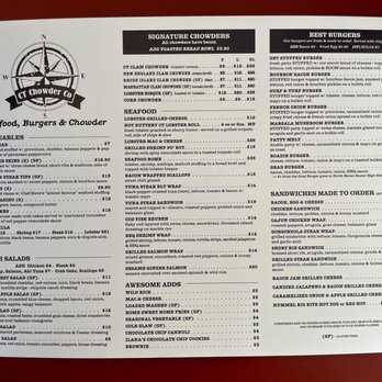 CT Chowder - Menu - Seafood Near Me - North Haven, Connecticut