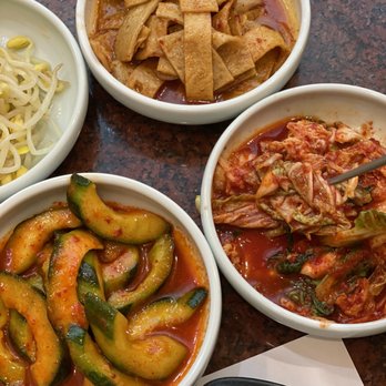 ABC Tofu House - Banchan - cucumbers were the best! Kimchi and fishcake were a lil salty - Korean Near Me - Reseda, California ABC Tofu House - Banchan - cucumbers were the best! Kimchi and fishcake were a lil salty - Korean Near Me - Reseda, California