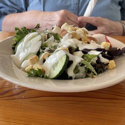 The Landing At Mackey’s - That's a big side salad!