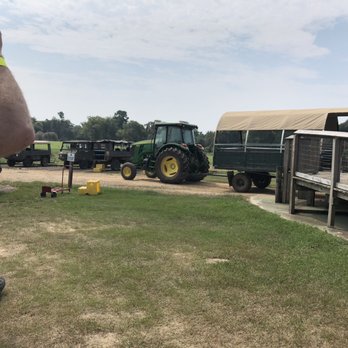 Global Wildlife Center - Group trams are pulled by a tractor - Zoos Near Me - Folsom, Louisiana