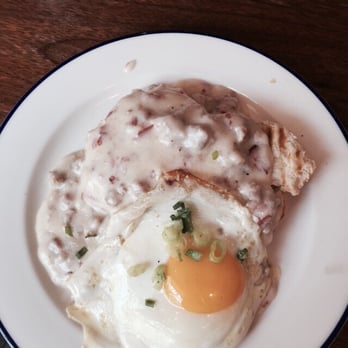 sam a.m - Biscuit & Gravy with Sunny Side Up - Cafes Near Me - Jersey City, New Jersey sam a.m - Biscuit & Gravy with Sunny Side Up - Cafes Near Me - Jersey City, New Jersey
