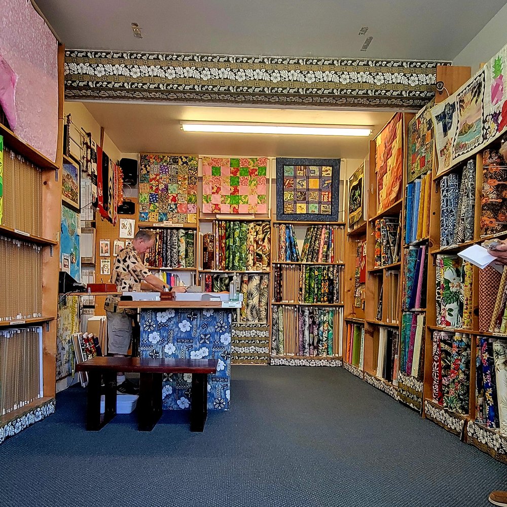 Hawaiian Fabric - Interior (08/19/24). #HawaiianFabric #Kaimuki #Oahu #Hawaii #Fabric - Fabric Stores Near Me - Honolulu, Hawaii
