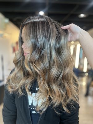 Golden tone Balayage Correction - Golden tone hair colors, like honey blonde, warm caramel, or rich butterscotch, are perfect for those with warm skin undertones, such as golden or peachy hues. These vibrant shades enhance brown, hazel, or warm green eyes, giving a radiant, sun-kissed glow. Ideal for anyone looking to add warmth, brightness, and a natural, luminous effect to their look, these tones effortlessly highlight and complement warm complexions. Golden tone Balayage Correction - Golden tone hair colors, like honey blonde, warm caramel, or rich butterscotch, are perfect for those with warm skin undertones, such as golden or peachy hues. These vibrant shades enhance brown, hazel, or warm green eyes, giving a radiant, sun-kissed glow. Ideal for anyone looking to add warmth, brightness, and a natural, luminous effect to their look, these tones effortlessly highlight and complement warm complexions.