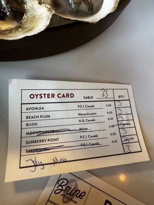Menu photo 1 Brine Oyster House Grosse Pointe Park, MI