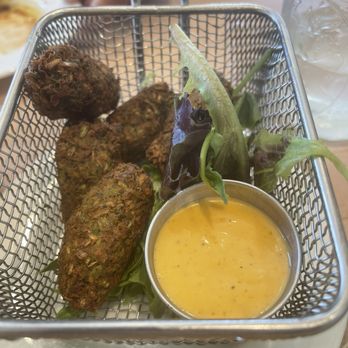 Vinaigrette - Kale fritters - Salad Near Me - Albuquerque, New Mexico