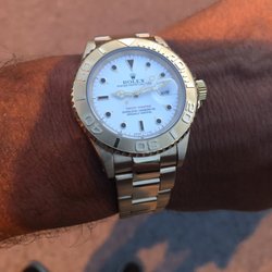 My dad's refinished Rolex. He is so pleased with how it turned out. He said it looks like it just came out of the box, brand new!