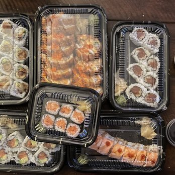 KITCHEN 121 - a variety of sushi in plastic containers - Sushi Bars Near Me - Duluth, Georgia KITCHEN 121 - a variety of sushi in plastic containers - Sushi Bars Near Me - Duluth, Georgia