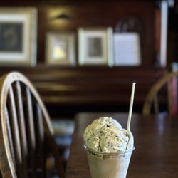 Fallon Ice Cream Parlor - Chocolate chip & coffee ice cream .