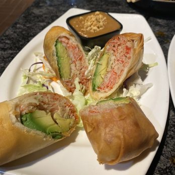 Spicy J's - Crab & Avocado Spring Roll (4 pieces) happy hour $8 - Szechuan Near Me - Fresno, California