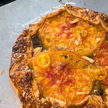Irvine Farmers Market - Tomato galette from ingredients I got at the farmers market. Heirloom tomatoes were $5/lb - Farmers Market Near Me - Irvine, California Irvine Farmers Market - Tomato galette from ingredients I got at the farmers market. Heirloom tomatoes were $5/lb - Farmers Market Near Me - Irvine, California
