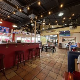 Spacious interior and patio