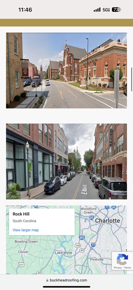 Slide of Buckhead Roofing