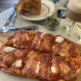 Pizza and Buffalina sandwich Pizza and Buffalina sandwich