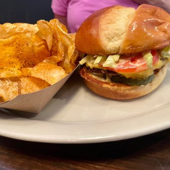 The Parkmoor - The King Burger with house made chips - Desserts Near Me - Webster Groves, Missouri