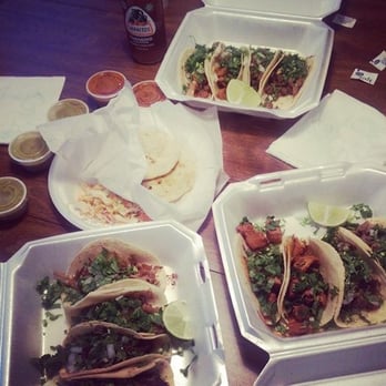Tacos El Primo - One of every taco + 2 pupusa + 1 horchata + 1 soda = $30. What a steal! - Mexican Near Me - Sanford, North Carolina Tacos El Primo - One of every taco + 2 pupusa + 1 horchata + 1 soda = $30. What a steal! - Mexican Near Me - Sanford, North Carolina