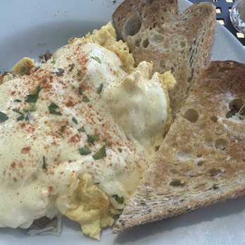 The High Hat - High hat hash with scrambled eggs and whole grain bread - Pancakes Near Me - Saint Paul, Minnesota The High Hat - High hat hash with scrambled eggs and whole grain bread - Pancakes Near Me - Saint Paul, Minnesota