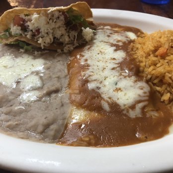 The Wet Burrito - Taco, enchilada combo. Very good. - Mexican Near Me - Brea, California The Wet Burrito - Taco, enchilada combo. Very good. - Mexican Near Me - Brea, California