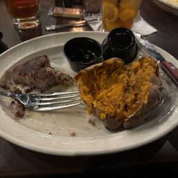 Grill Pork Chop and Baked Sweet Potato Grill Pork Chop and Baked Sweet Potato