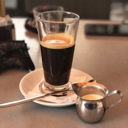 Long black with cream