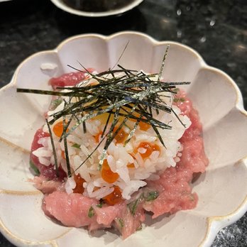 Sushi Fix - Chefs creation toro on the bottom, with flavored rice mixed with salmon eggs - Sushi Bars Near Me - Wayzata, Minnesota Sushi Fix - Chefs creation toro on the bottom, with flavored rice mixed with salmon eggs - Sushi Bars Near Me - Wayzata, Minnesota