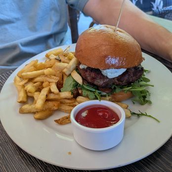 Crescent Bistro - Bleu cheese burger - New American Near Me - Pleasant Hill, California Crescent Bistro - Bleu cheese burger - New American Near Me - Pleasant Hill, California