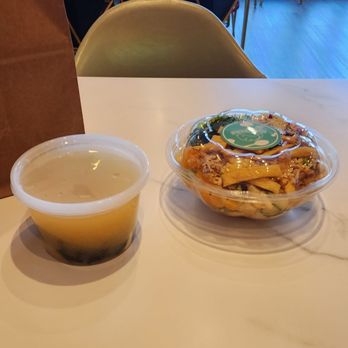 Poke Don - My 2 Protein Poke Bowl and a Home Made Miso Soup. - Poke Near Me - Glastonbury, Connecticut Poke Don - My 2 Protein Poke Bowl and a Home Made Miso Soup. - Poke Near Me - Glastonbury, Connecticut