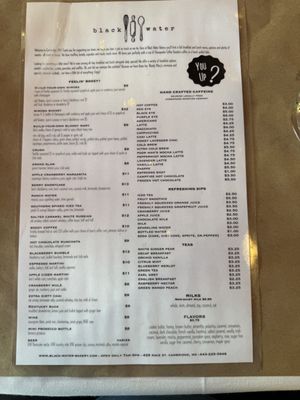 Menu photo 3 Black Water Bakery Cambridge, MD