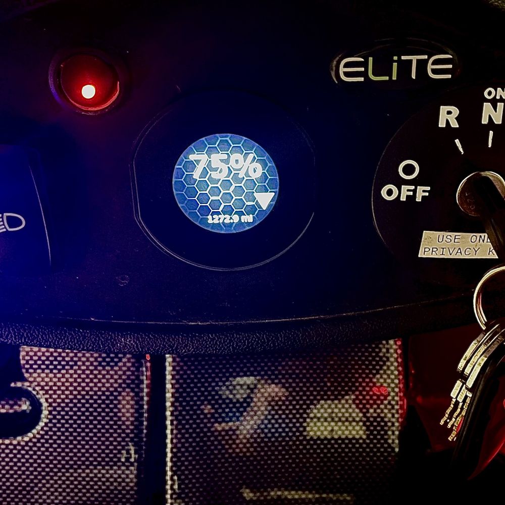 A-1 Golf Carts - The great thing about IntelliGauge, you can read what it displays at night in the dark - Golf Cart Rentals Near Me - Sun Lakes, Arizona