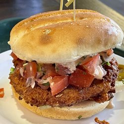 Pure Vegan Café - Chipotle "chickn" sandwich
