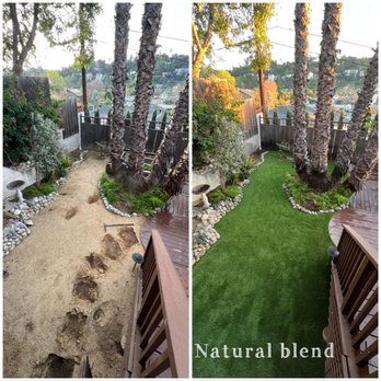 SmartGrass - Before & After with our Natural blend - Artificial Turf Near Me - Newport Beach, California SmartGrass - Before & After with our Natural blend - Artificial Turf Near Me - Newport Beach, California