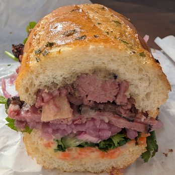 Gold Banh - pastrami gold standard banh mi with garlic bread) - Sandwiches Near Me - Glendora, California