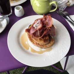 Dandelion Cafe - French toast with bacon