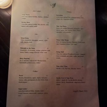 Angel's Share - Menu (2/2) - Speakeasies Near Me - New York, New York Angel's Share - Menu (2/2) - Speakeasies Near Me - New York, New York