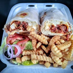 Chicken parmesan sandwich combo (with choice of drink)