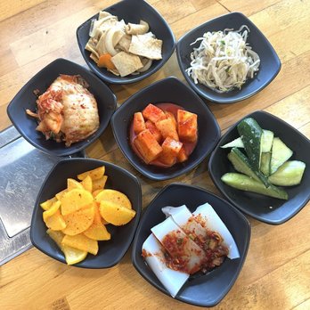 Han Il Kwan - Banchans during lunch - Korean Near Me - San Francisco, California