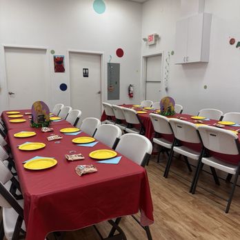 Fidgets Indoor Playground - Table set up - Party & Event Planning Near Me - Las Vegas, Nevada