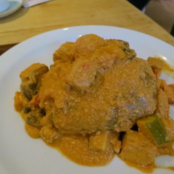 Hendersons - Baked potato with satay curry. (Vegan & GF, if I remember rightly.) - Vegetarian Near Me - Edinburgh, EDH