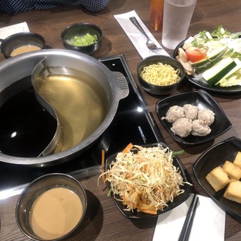 Mo Mo Paradise - On the right: Fish tofu, pork meatballs, ramen Front: buta shabu udon salad - Japanese Near Me - Arcadia, California Mo Mo Paradise - On the right: Fish tofu, pork meatballs, ramen Front: buta shabu udon salad - Japanese Near Me - Arcadia, California