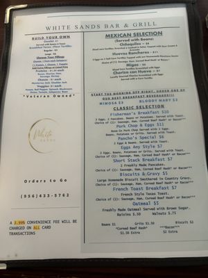 Menu photo 7 White Sands Restaurant & Bar Port Isabel, TX Menu photo 7 White Sands Restaurant & Bar Port Isabel, TX