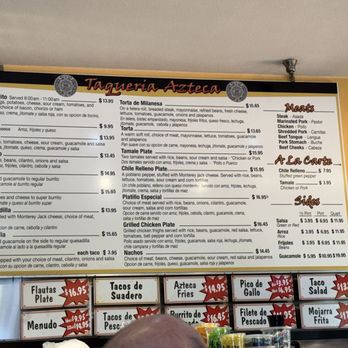 Azteca Market - Menu board - Grocery Near Me - St. Helena, California Azteca Market - Menu board - Grocery Near Me - St. Helena, California