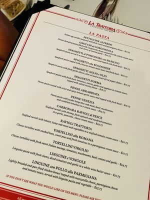 Menu photo 4 La Trattoria Restaurant Key West, FL Menu photo 4 La Trattoria Restaurant Key West, FL