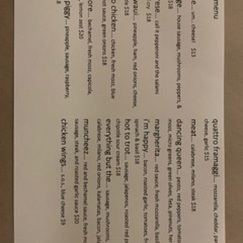 Eve's - Pizza menu Oct 2021 - New American Near Me - Rock Springs, Wyoming
