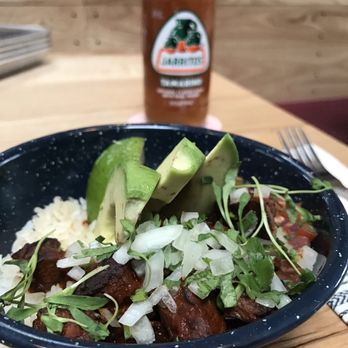 Lonesome Rose - Logan Square - Carne asada bowl pickled pineapple on the side - Bars Near Me - Chicago, Illinois Lonesome Rose - Logan Square - Carne asada bowl pickled pineapple on the side - Bars Near Me - Chicago, Illinois