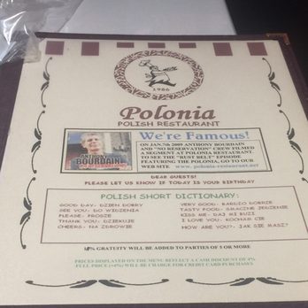 Polonia Restaurant - Polish Near Me - Hamtramck, Michigan Polonia Restaurant - Polish Near Me - Hamtramck, Michigan