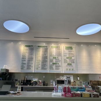 Green Fork & Straw - menus on the wall - Juice Bars & Smoothies Near Me - Houston, Texas